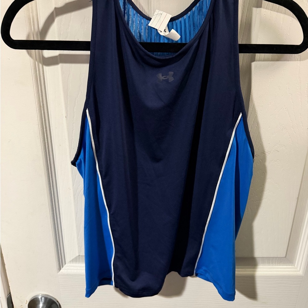 ❣️❄️Under Armour Dark Blue HeatGear Tank Top